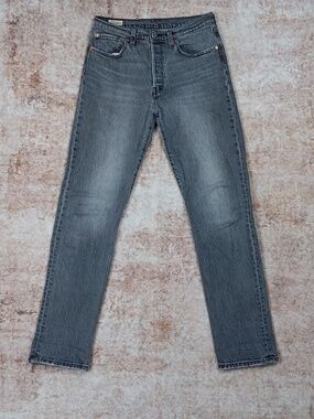 Levis 501 Gray Jeans Womens Size 27